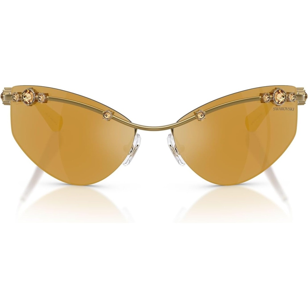 image:imageSwarovski Womens Sk7039GoldBrown Mirrored Gold