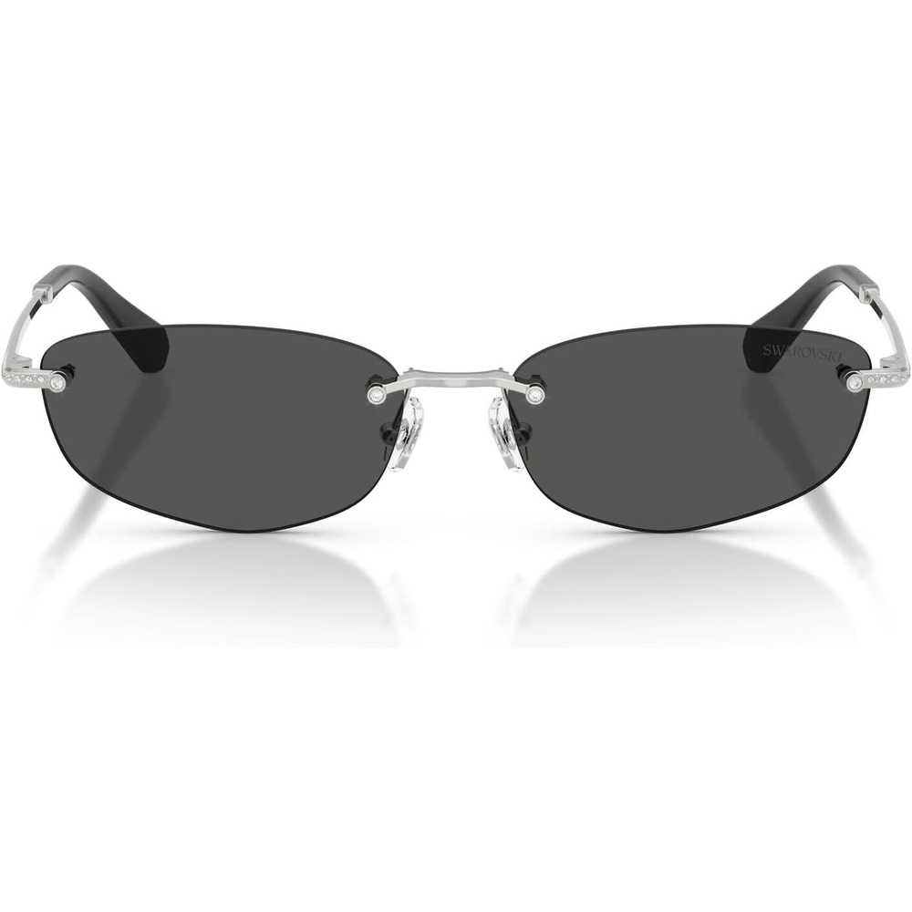 image:imageSwarovski Womens Sk7045d Low Bridge FitSilverDark Grey