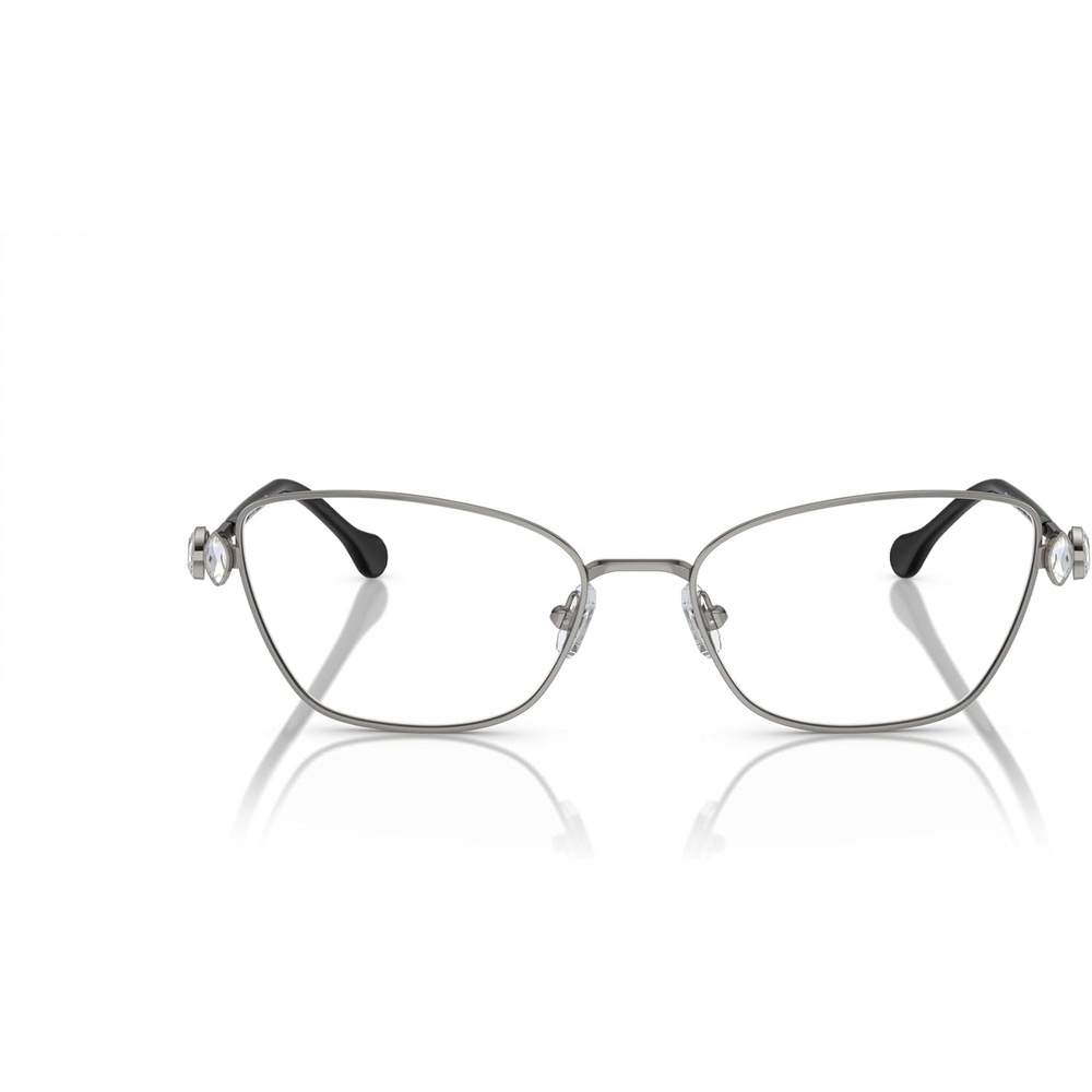 image:imageSwarovski womens Sk1006 Square Prescription Eyewear FramesGunmetalDemo Lens