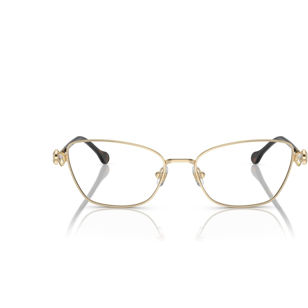 image:imageSwarovski womens Sk1006 Square Prescription Eyewear FramesPale GoldDemo Lens