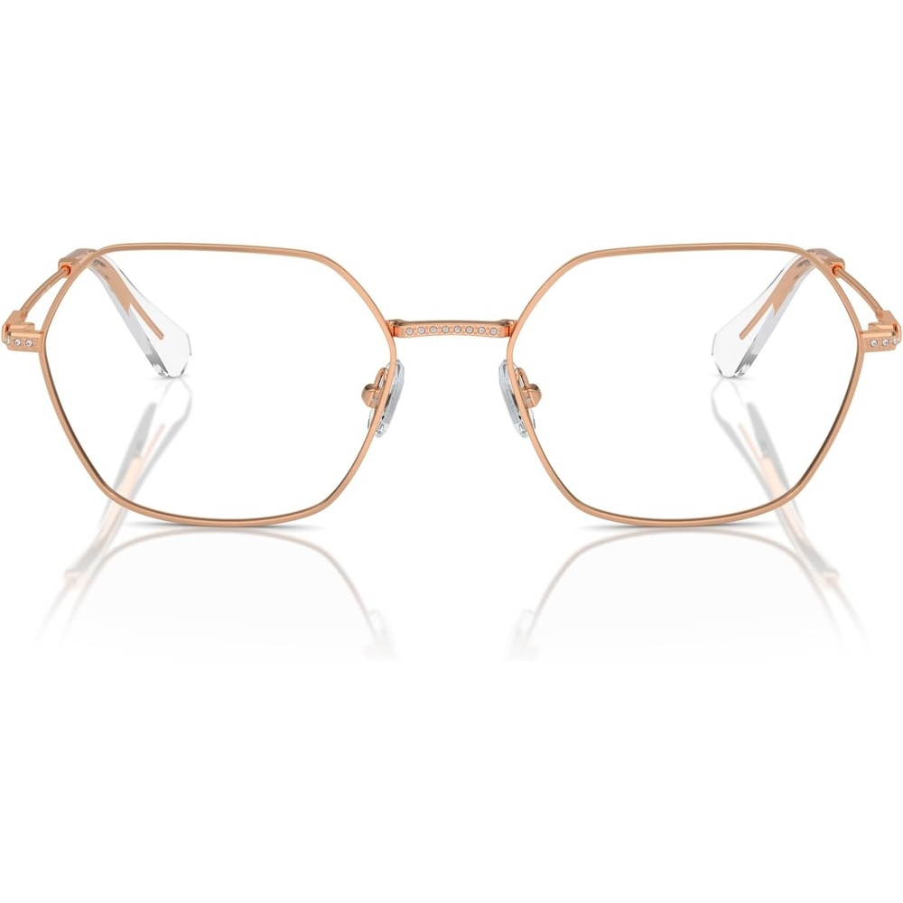 image:imageSwarovski womens Sk1011 Hexagonal Prescription Eyewear FramesRose GoldDemo Lens
