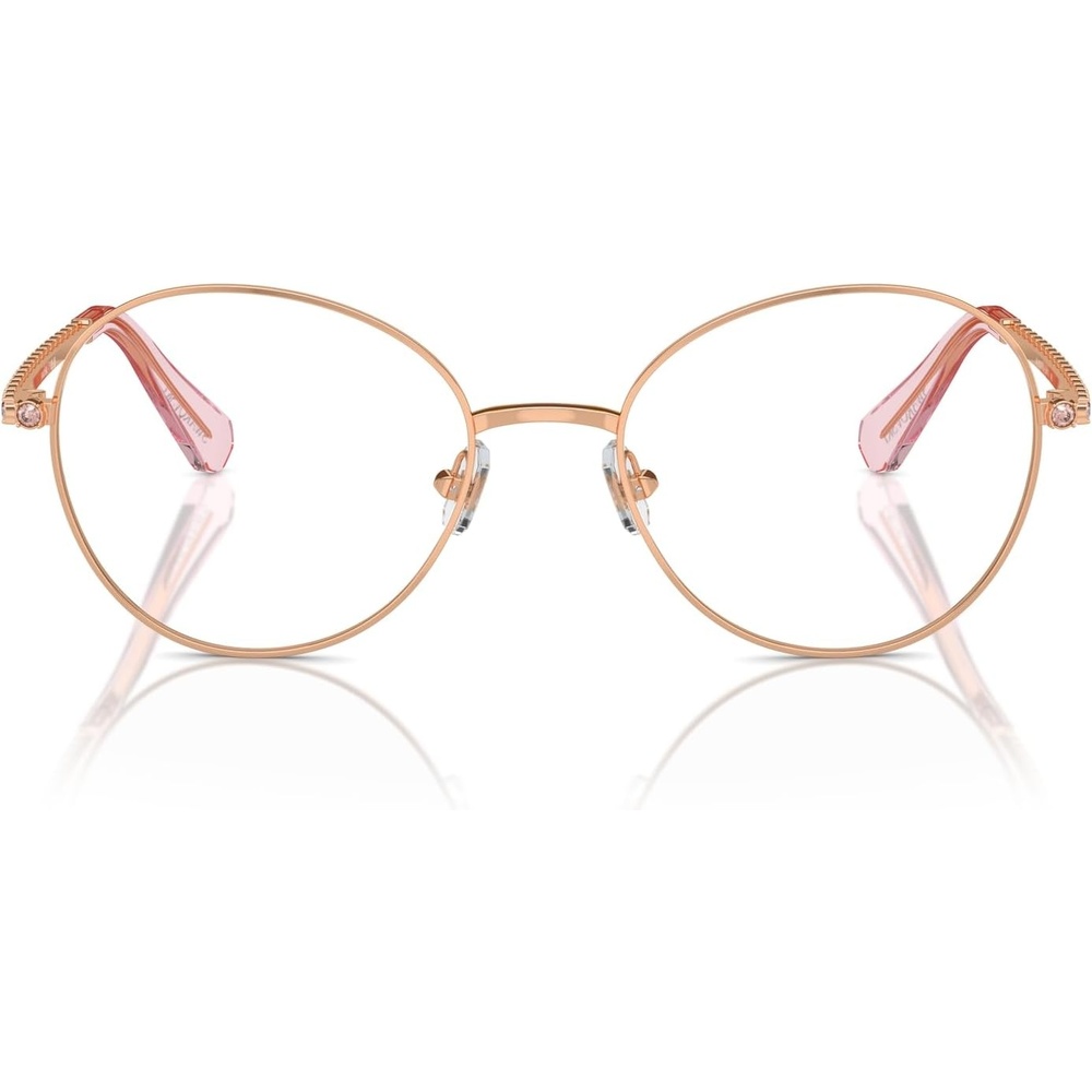 image:imageSwarovski womens Sk1013 Round Prescription Eyewear FramesRose GoldDemo Lens