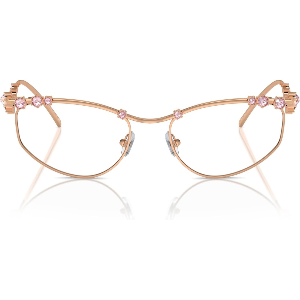 image:imageSwarovski womens Sk1015 Cat Eye Prescription Eyewear FramesRose GoldDemo Lens