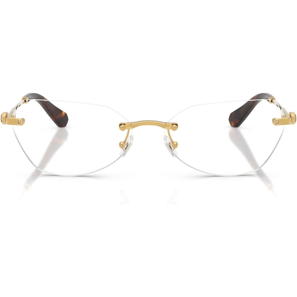 image:imageSwarovski womens Sk1031 Hexagonal Prescription Eyewear FramesDark GoldDemo Lens