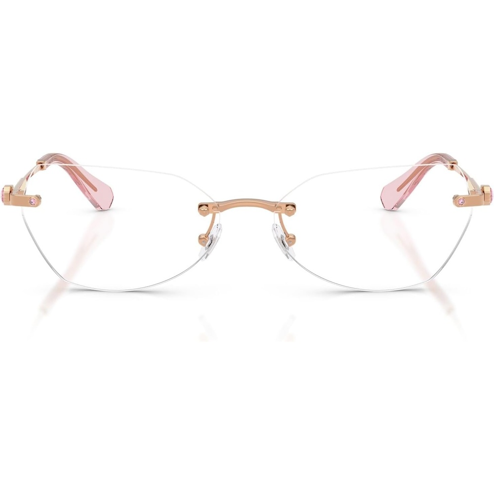 image:imageSwarovski womens Sk1031 Hexagonal Prescription Eyewear FramesRose GoldDemo Lens