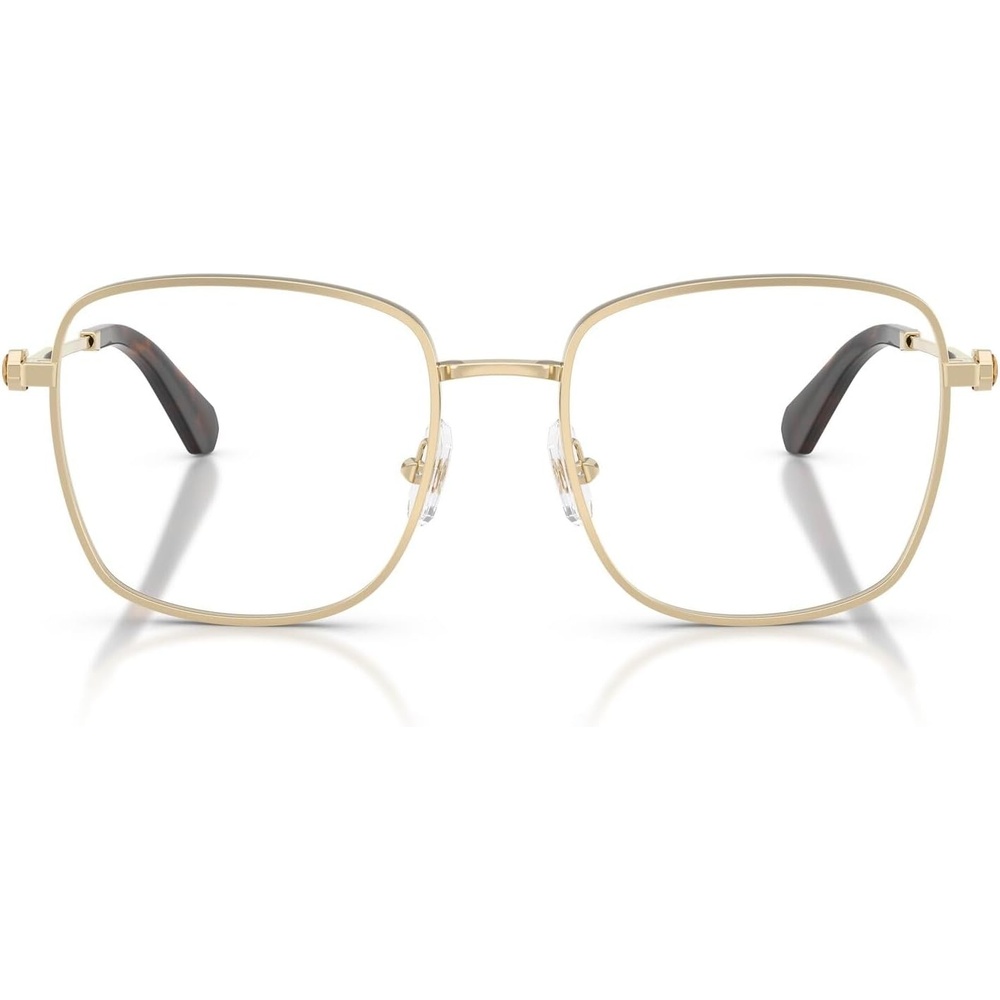 image:imageSwarovski womens Sk1036 Square Prescription Eyewear FramesPale GoldDemo Lens