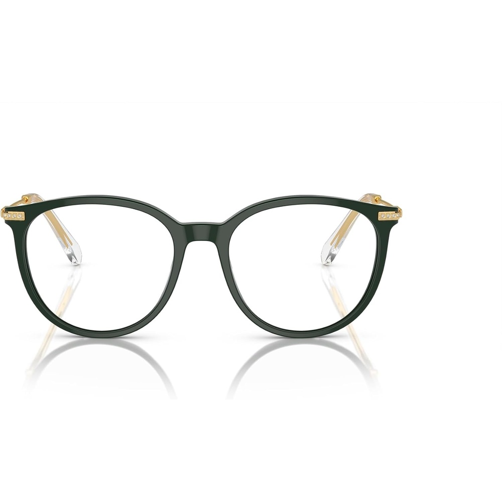 image:imageSwarovski womens Sk2009 Round Prescription Eyewear FramesGreenDemo Lens