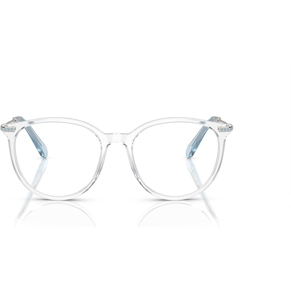 image:imageSwarovski womens Sk2009 Round Prescription Eyewear FramesTransparentDemo Lens