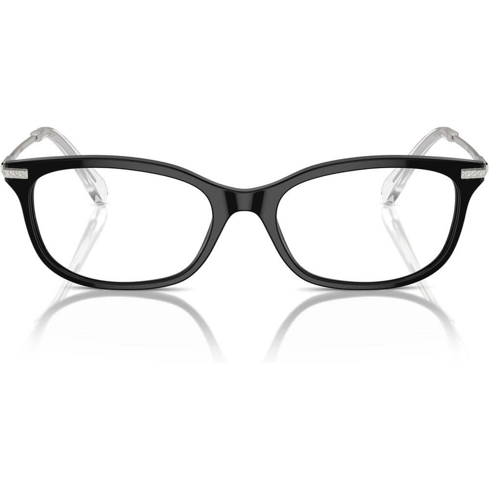 image:imageSwarovski womens Sk2017 Rectangular Prescription Eyewear FramesBlackDemo Lens