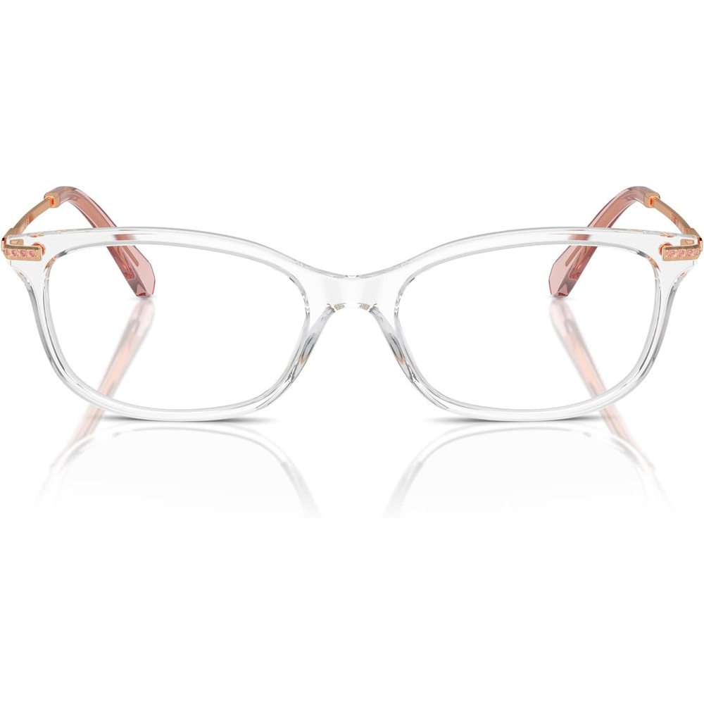 image:imageSwarovski womens Sk2017 Rectangular Prescription Eyewear FramesTransparentDemo Lens