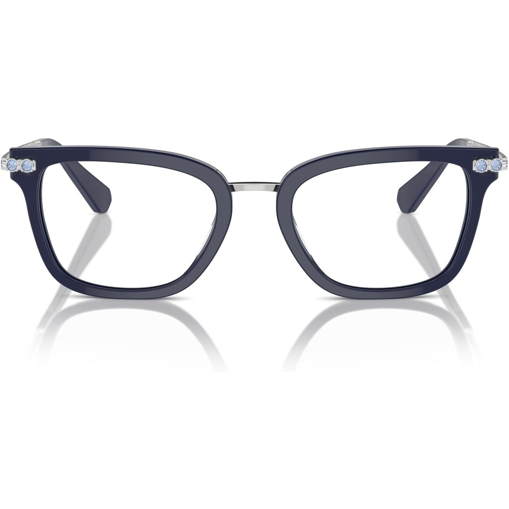 image:imageSwarovski womens Sk2018 Square Prescription Eyewear FramesBlueDemo Lens