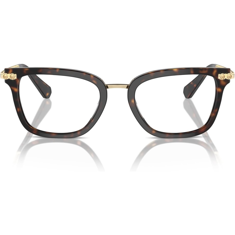 image:imageSwarovski womens Sk2018 Square Prescription Eyewear FramesDark HavanaDemo Lens