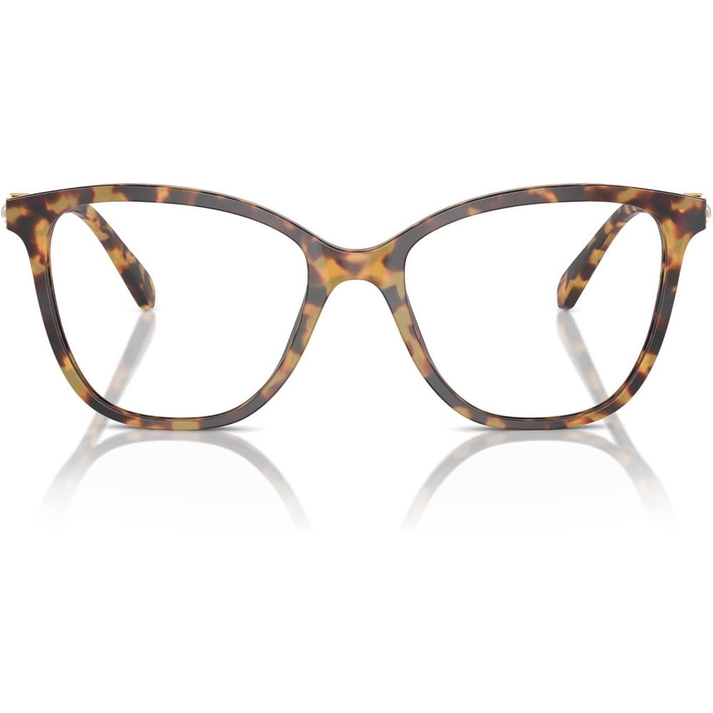 image:imageSwarovski womens Sk2020 Square Prescription Eyewear FramesHavanaDemo Lens