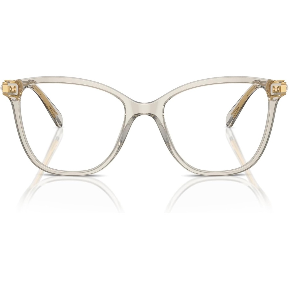 image:imageSwarovski womens Sk2020 Square Prescription Eyewear FramesTransparent BeigeDemo Lens