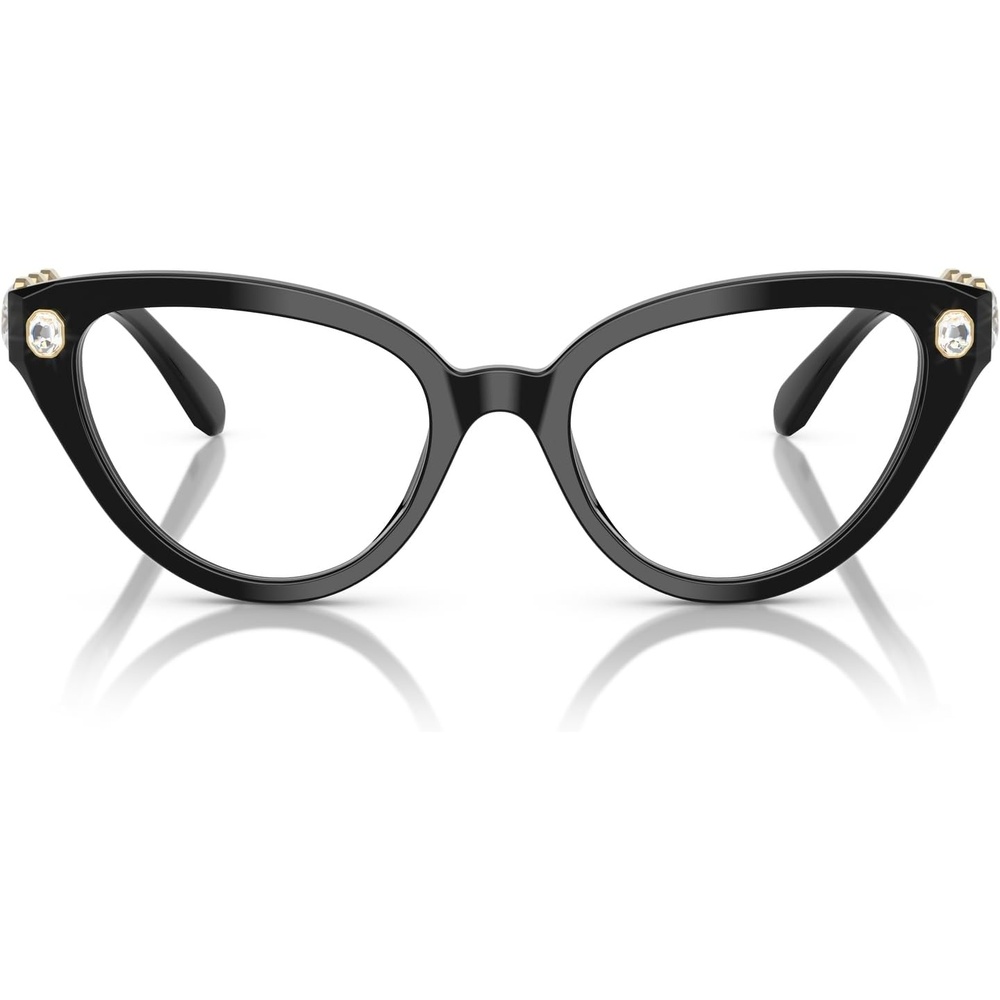 image:imageSwarovski womens Sk2028 Cat Eye Prescription Eyewear FramesBlackDemo Lens