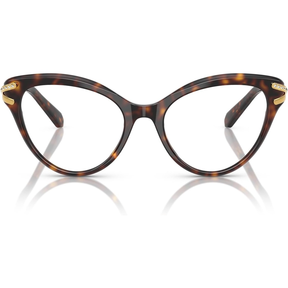 image:imageSwarovski womens Sk2030 Cat Eye Prescription Eyewear FramesHavanaDemo Lens