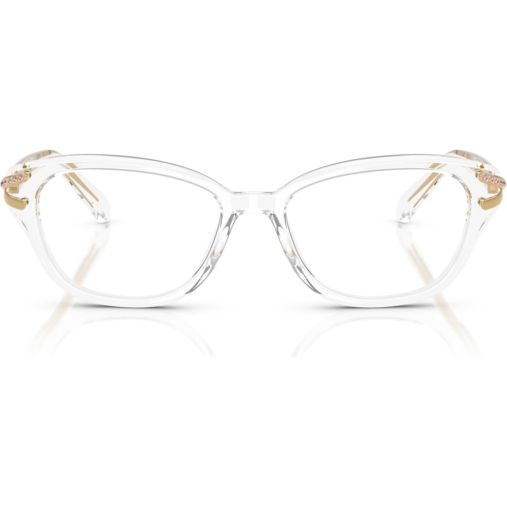 image:imageSwarovski womens Sk2032 Square Prescription Eyewear FramesCrystalDemo Lens