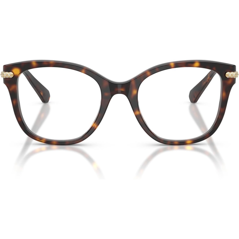 image:imageSwarovski womens Sk2044 Square Prescription Eyewear FramesHavanaDemo Lens