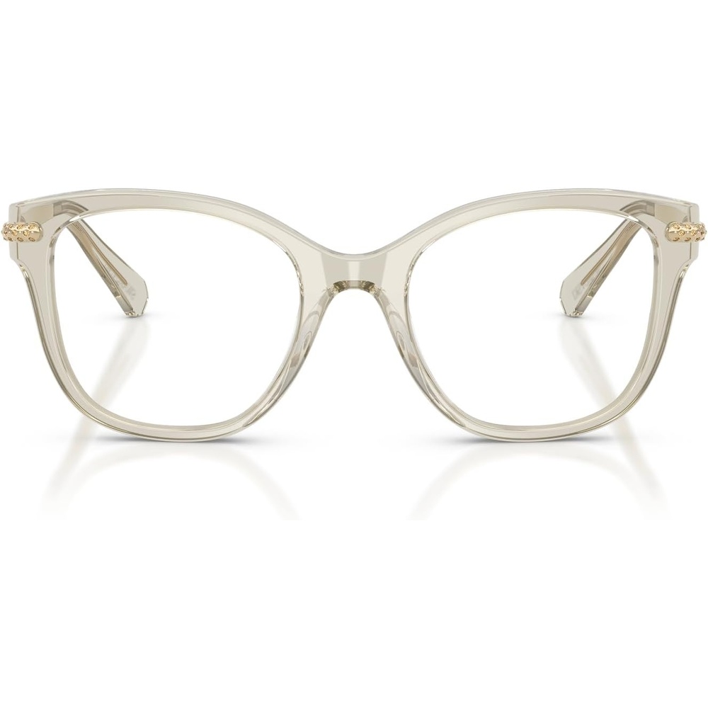 image:imageSwarovski womens Sk2044 Square Prescription Eyewear FramesTransparent BeigeDemo Lens