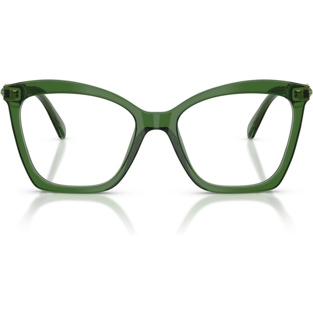 image:imageSwarovski womens Sk2053 Cat Eye Prescription Eyewear FramesMilky GreenDemo Lens