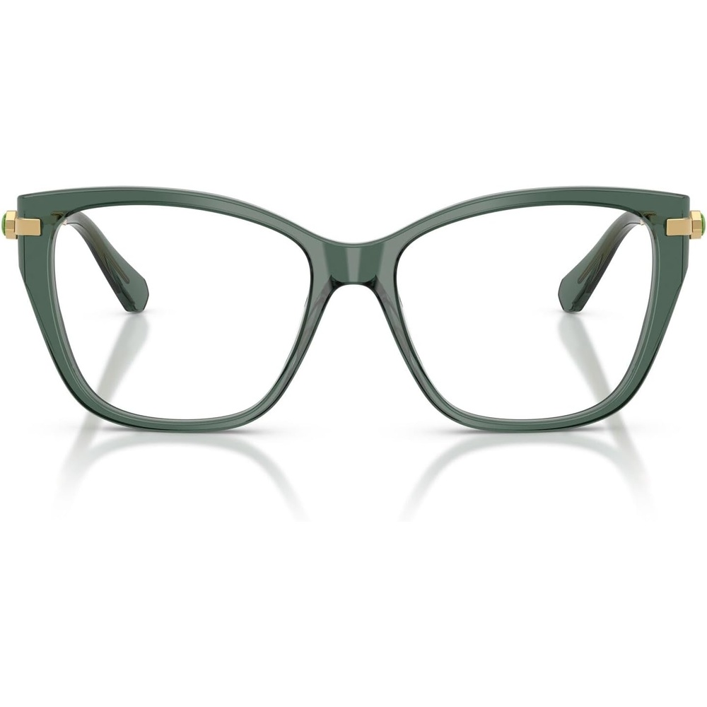 image:imageSwarovski womens Sk2060 Cat Eye Prescription Eyewear FramesTransparent Light GreenDemo Lens