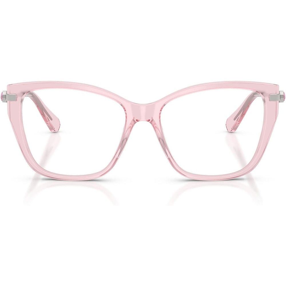 image:imageSwarovski womens Sk2060 Cat Eye Prescription Eyewear FramesTransparent PinkDemo Lens