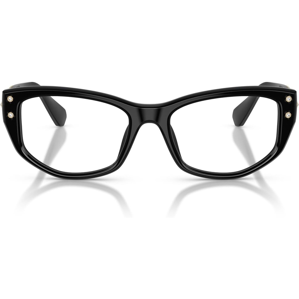 image:imageSwarovski womens Sk2062u Universal Fit Square Prescription Eyewear FramesBlackDemo Lens