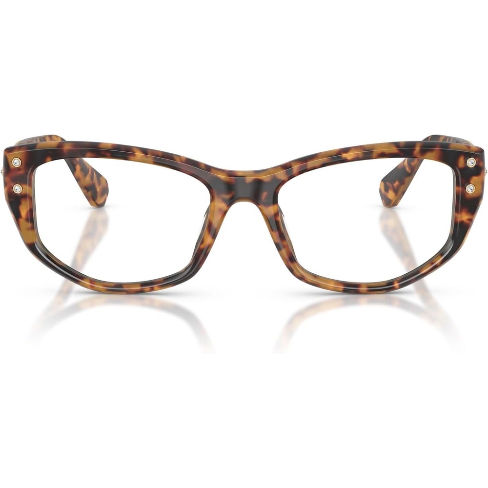 image:imageSwarovski womens Sk2062u Universal Fit Square Prescription Eyewear FramesLight HavanaDemo Lens
