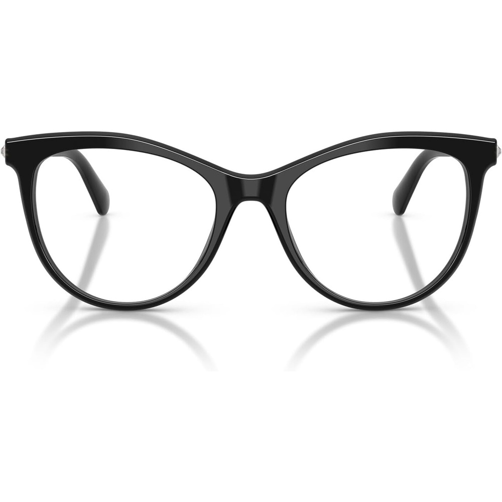 image:imageSwarovski womens Sk2064 Round Prescription Eyewear FramesBlackDemo Lens