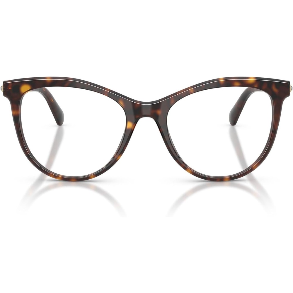 image:imageSwarovski womens Sk2064 Round Prescription Eyewear FramesHavanaDemo Lens