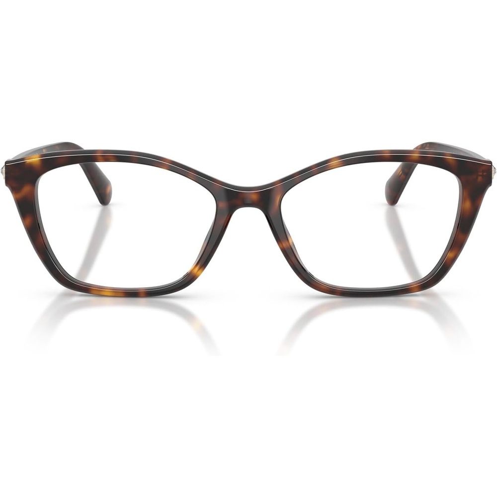 image:imageSwarovski womens Sk2065 Square Prescription Eyewear FramesHavanaDemo Lens