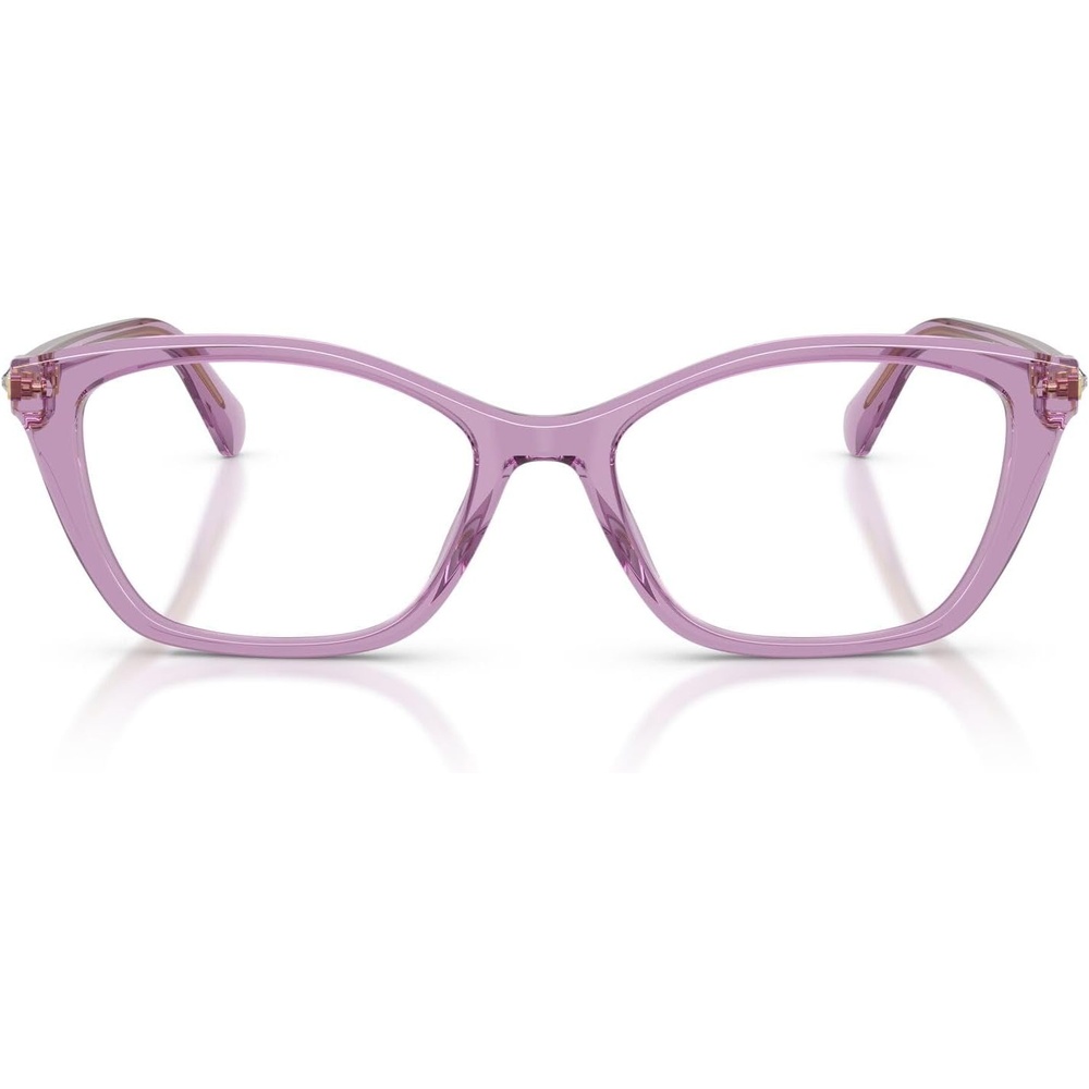 image:imageSwarovski womens Sk2065 Square Prescription Eyewear FramesTransparent AmethystDemo Lens