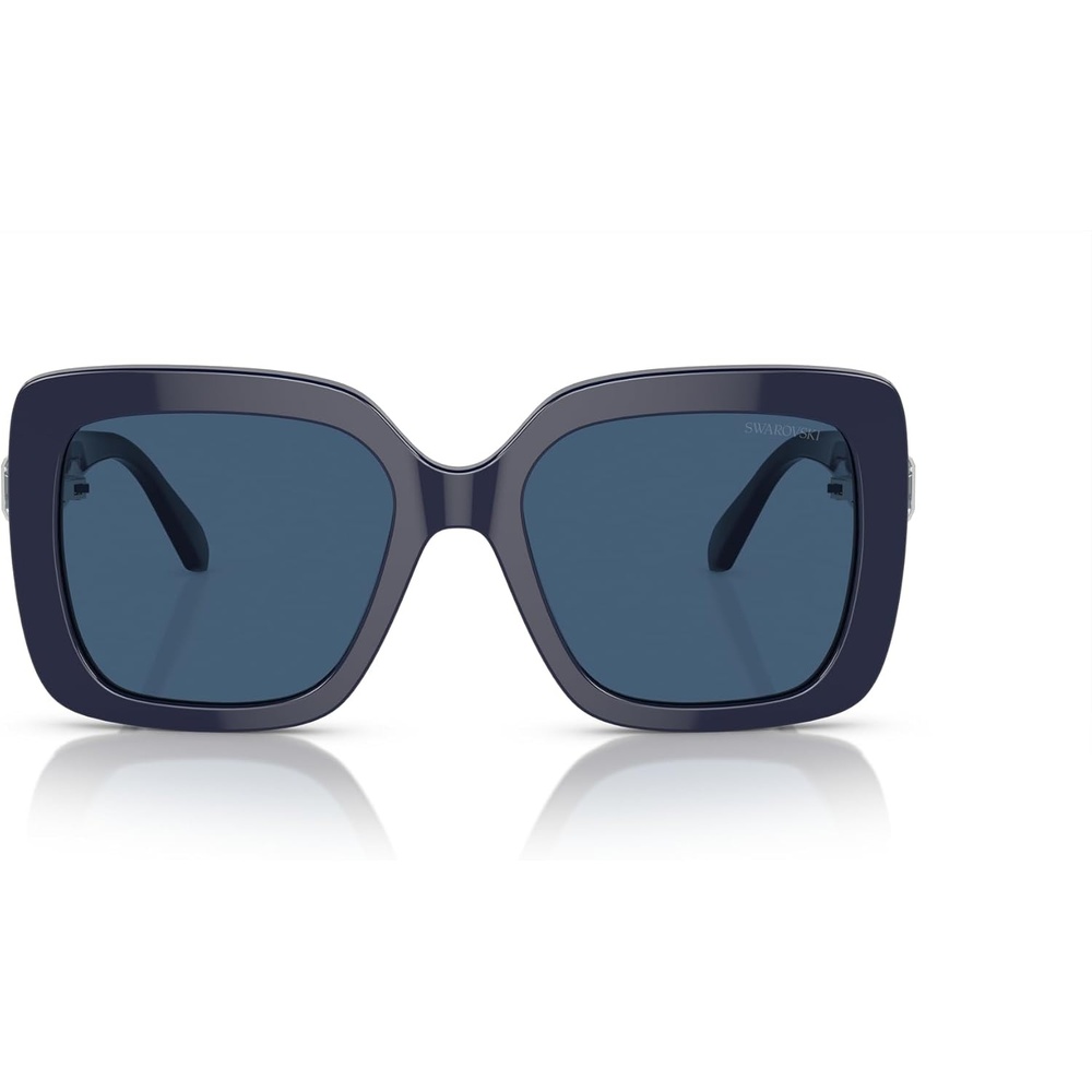 image:imageSwarovski womens Sk6001 Square SunglassesOpal BlueDark Blue