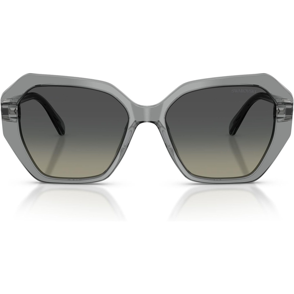 image:imageSwarovski womens Sk6017 Butterfly SunglassesTransparent GreyGradient Grey