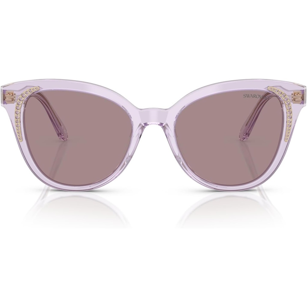 image:imageSwarovski womens Sk6031 Butterfly SunglassesTransparent LilacViolet