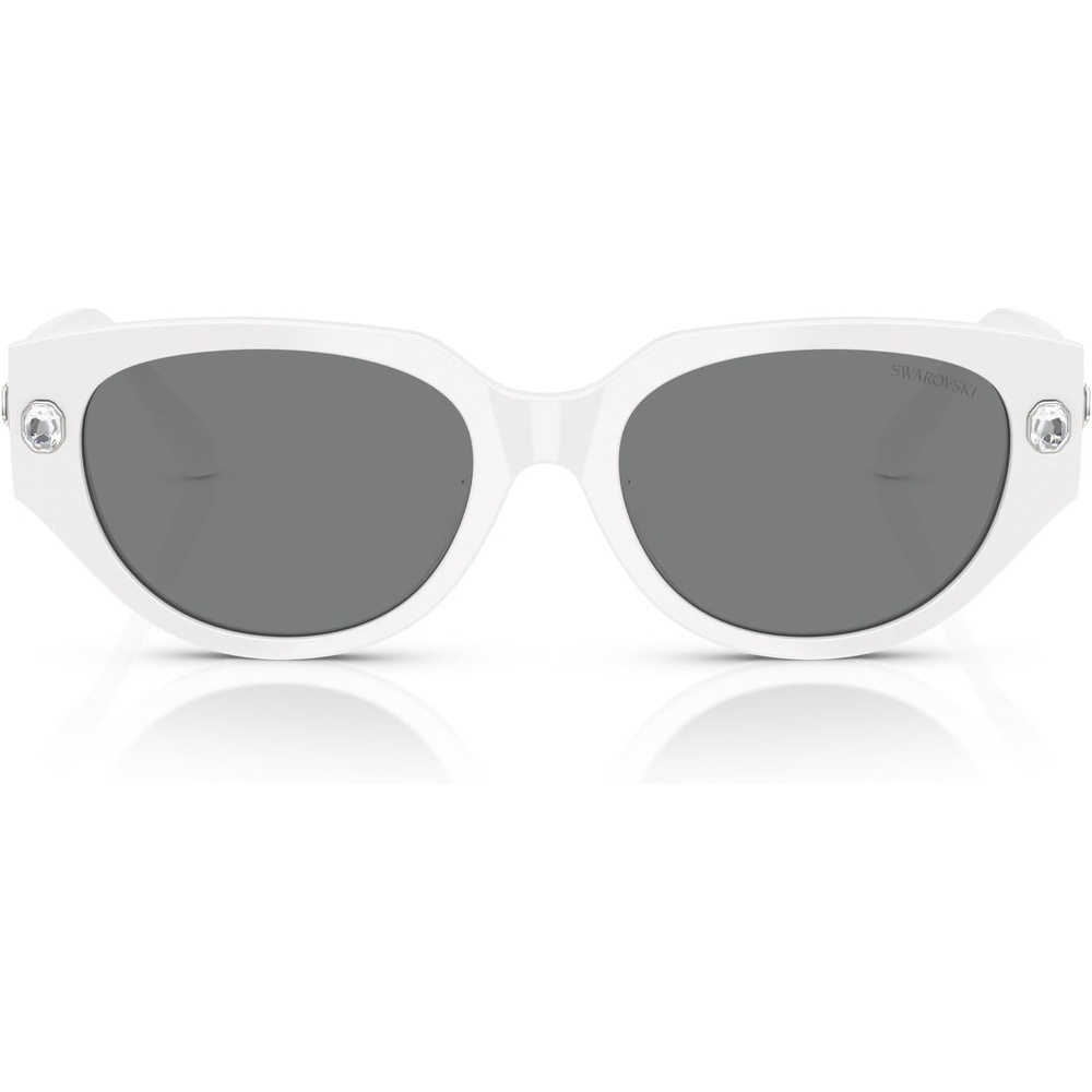 image:imageSwarovski womens Sk6035d Butterfly SunglassesWhiteDark Grey