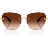 Gold/Gradient Dark Brown