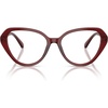 Transparent Burgundy/Demo Lens