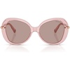 Transparent Dark Pink/Light Purple Brown