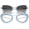 Light Blue Matte/Grey Gradient