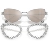 Silver/Clear Mirrored Real Platinum
