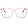 Transparent Pink/Demo Lens