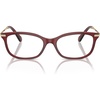 Transparent Burgundy/Demo Lens