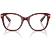 Transparent Burgundy/Demo Lens
