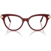 Transparent Burgundy/Demo Lens