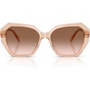 Transparent Beige/Gradient Brown