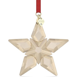 Swarovski Annual Edition 2023 Ornament, Clear Crystal Star with 97 Facets, Gold-Tone Finished Tag, Part of the Swarovski Annual Edition Collection(2023 Annal Edition – Festive Ornament)