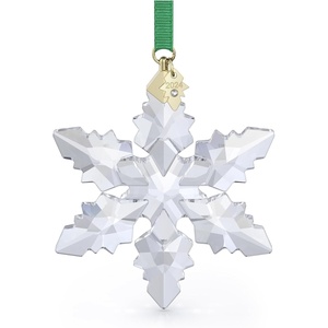 Swarovski Annual Edition 2023 Ornament, Clear Crystal Star with 97 Facets, Gold-Tone Finished Tag, Part of the Swarovski Annual Edition Collection(2024 Annual Edition – Clear)