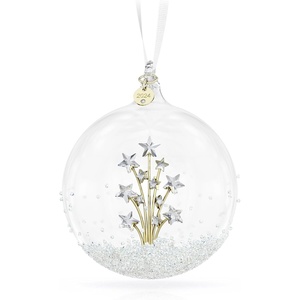 Swarovski Annual Edition 2023 Ornament, Clear Crystal Star with 97 Facets, Gold-Tone Finished Tag, Part of the Swarovski Annual Edition Collection(2024 Ball Ornament)