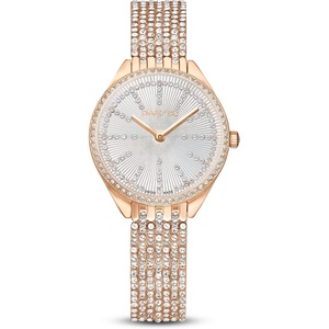 Swarovski Attract Crystal Watch Collection, Metal Bracelet(Rose Gold Tone Finish)